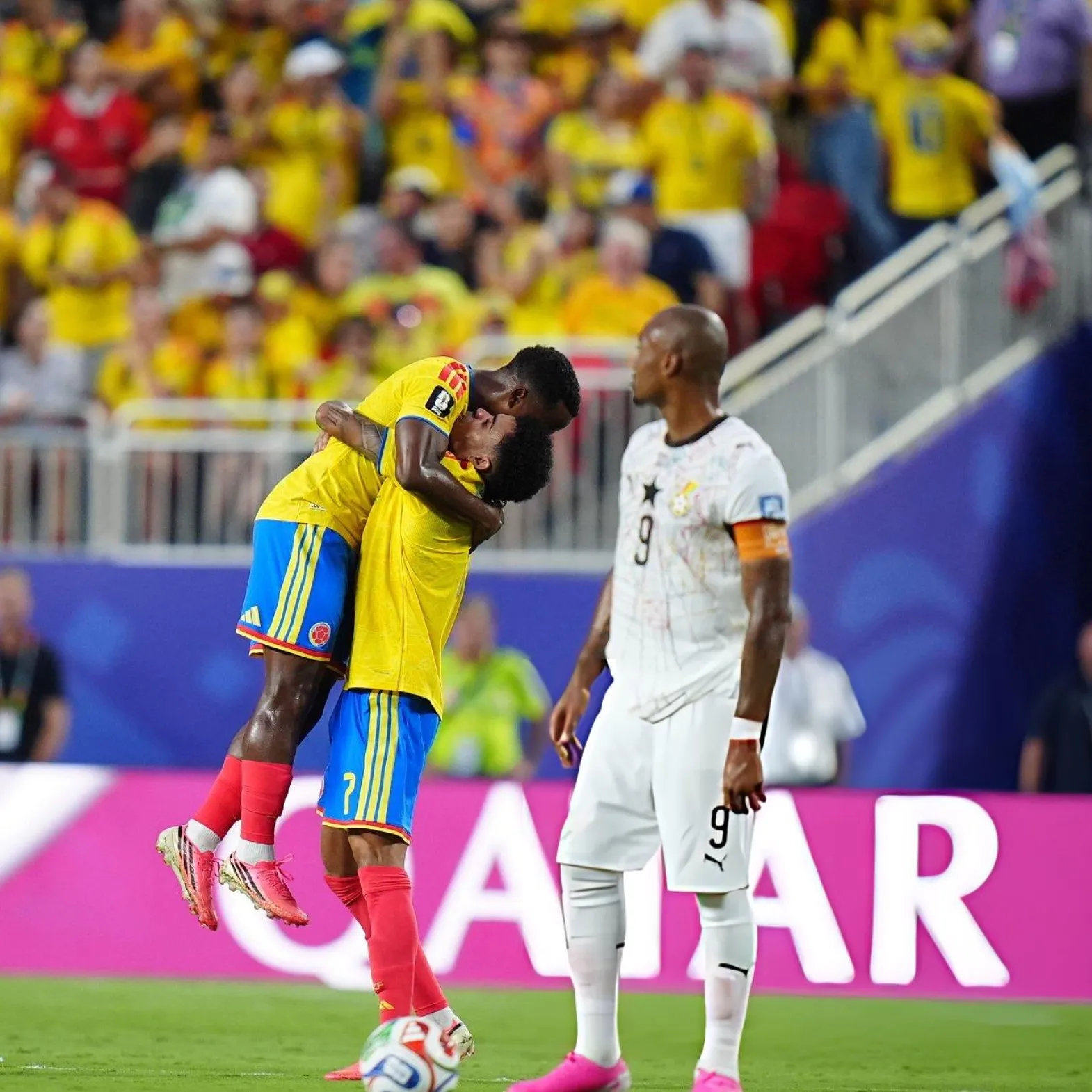 Colombia edge Ghana to book World Cup last-16 spot