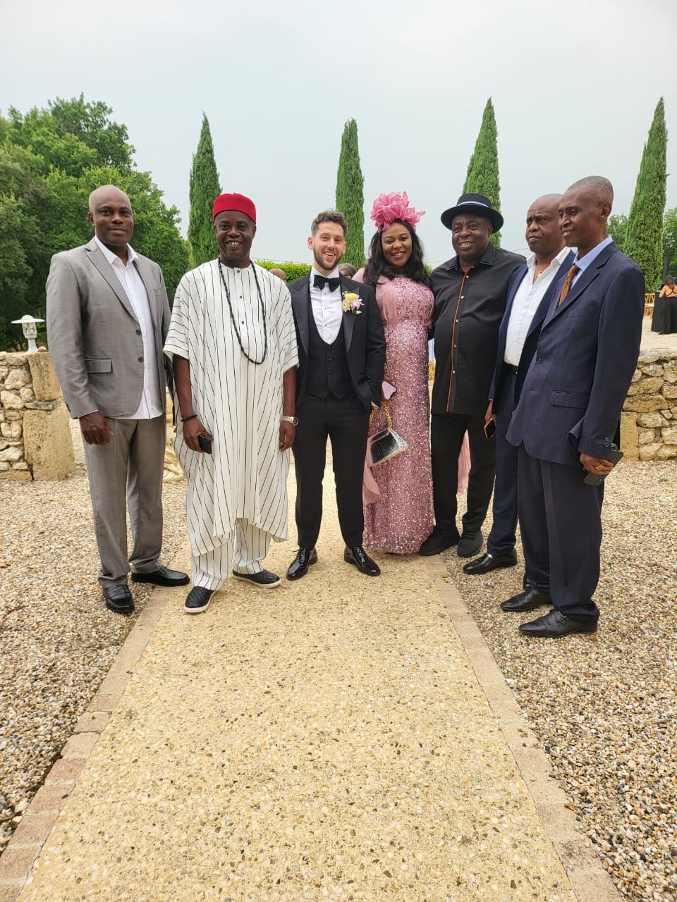 NDC Reps Candidate Wiper Attends Niece’s Wedding in France