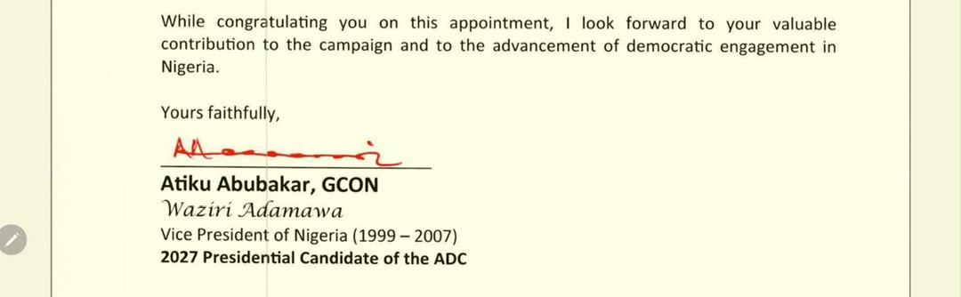 Kenneth Okonkwo Appointed Atiku Abubakar’s Spokesperson for 2027 Campaign