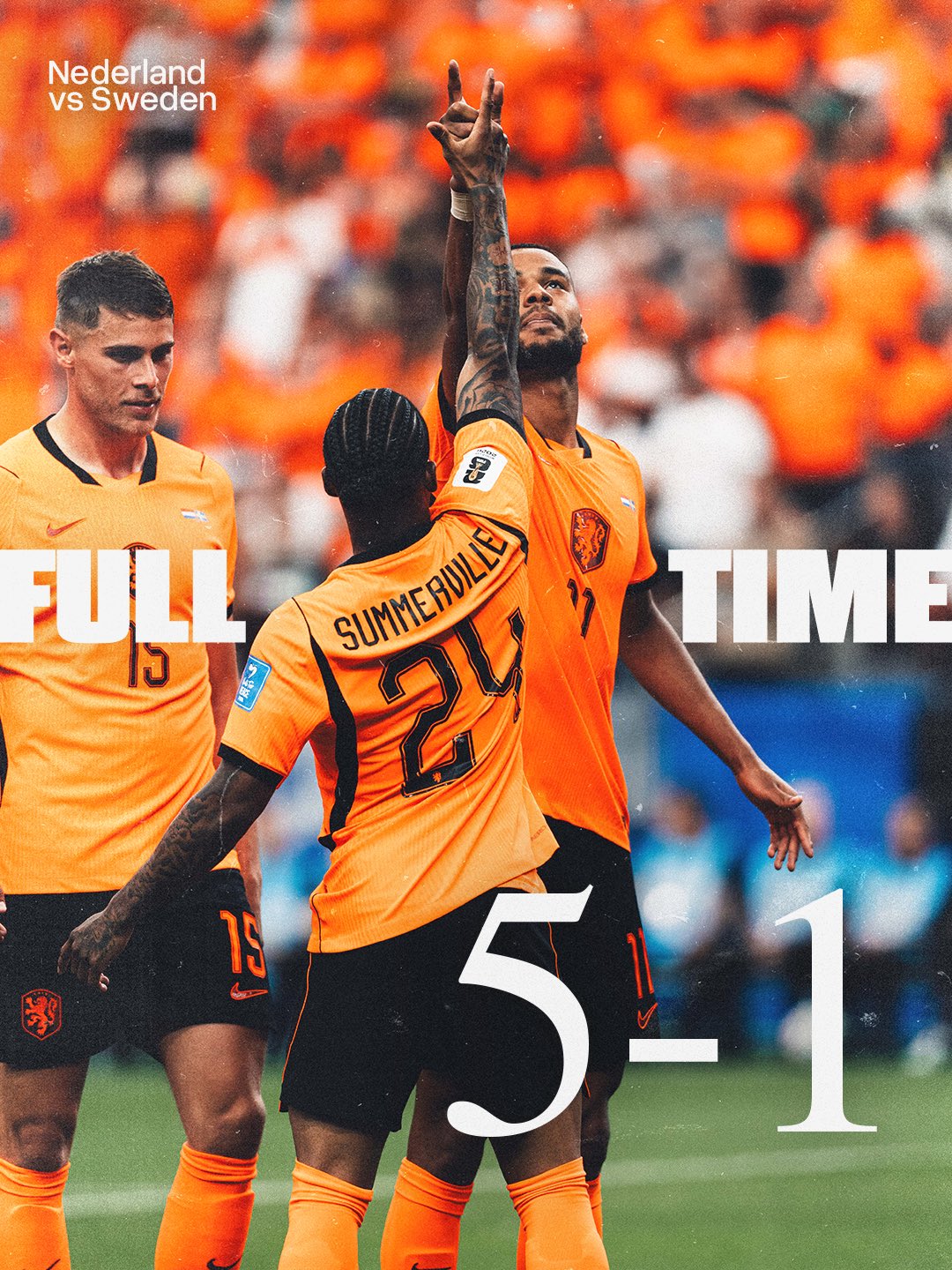World Cup: Netherlands Thrash Sweden 5-1 to Close in on Knockout Stage