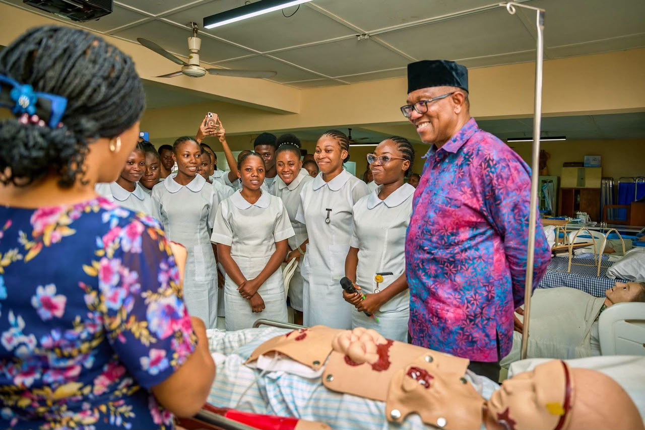 Obi Donates ₦10m to Faith Foundation Nursing College, Urges Youths to Reject Ethnic Politics