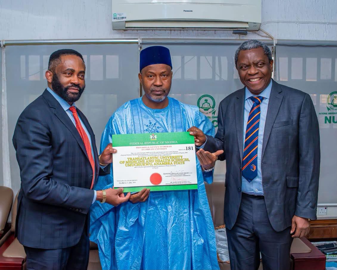 Transatlantic University of Medicine and Health Sciences, Anambra, Receives NUC Operational Licence